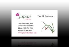japanese-travel-business card-template